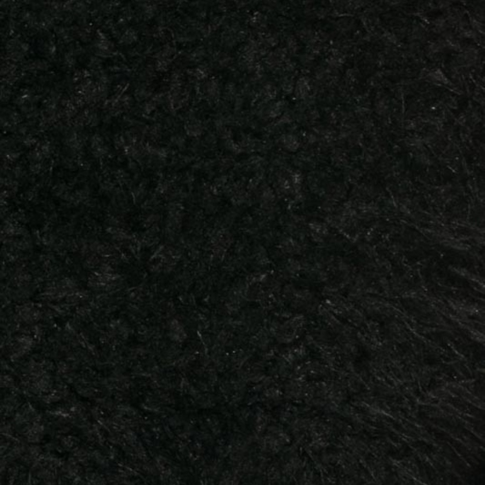 TEDDY BLACK FAUX FUR COAT - Picture 2 of 4